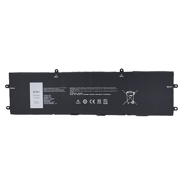Bateria para Dell Alienware X15 R1 R2 X17 R1 R2 11.4V 7250mAh 87Wh Type DWVRR