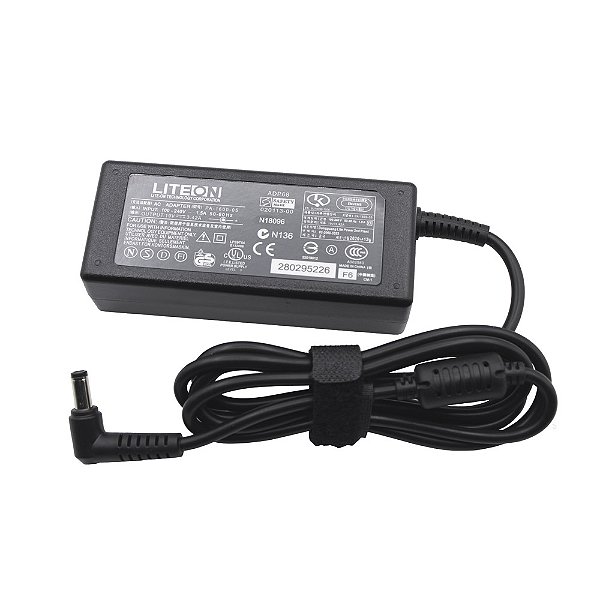 Fonte para Notebook 19V 3.42 5.5*2.5 Liteon