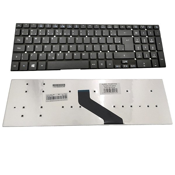 Teclado para Acer 5830T 5755G V3-531 V3-571G Series BR