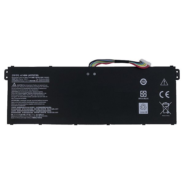 Bateria para Acer Aspire Es1-511, Es1-512, Es1-572-3562 15.2V 2600mAh 40Wh AC14B8k
