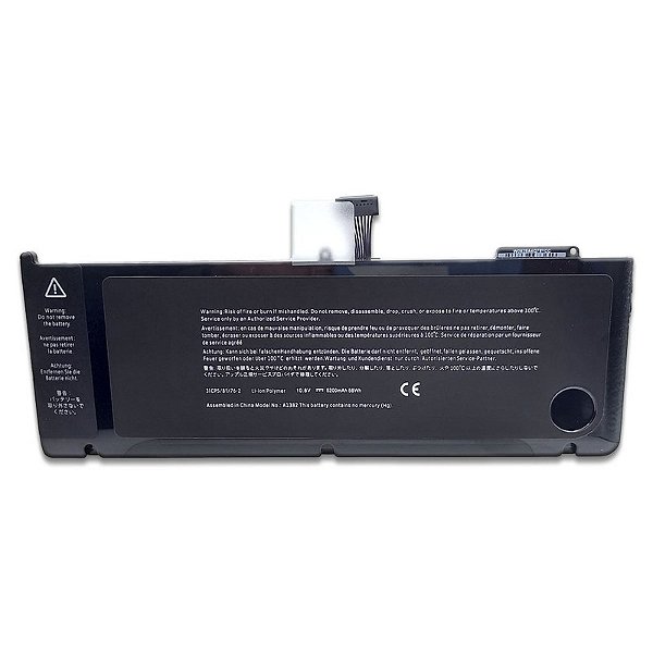 Bateria para Apple A1382 10.8V 5200mAh 56Wh Preta 2011,2012