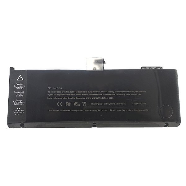 Bateria para Apple A1382 10.95V 73Wh Preta 2011,2012
