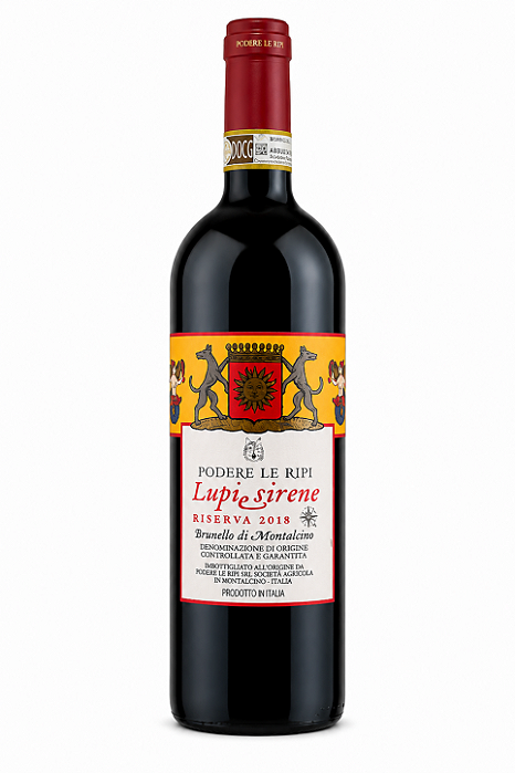 PODERE LE RIPI BRUNELLO DI MONTALCINO "LUPI E SIRENE RISERVA" 2018