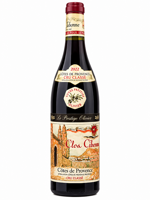 CUVÉE PRESTIGE CRU CLASSÉ OLIVIER ROUGE 2022 CLOS CIBONNE