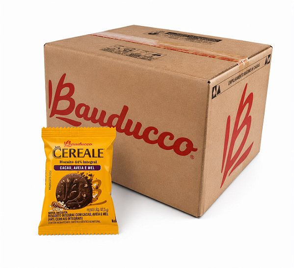 Biscoito Cereale Cacau 12.5g - Caixa c/400un