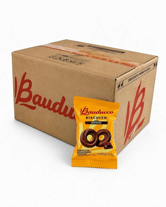 Biscoito Chocolate 11,8g - Caixa c/400un