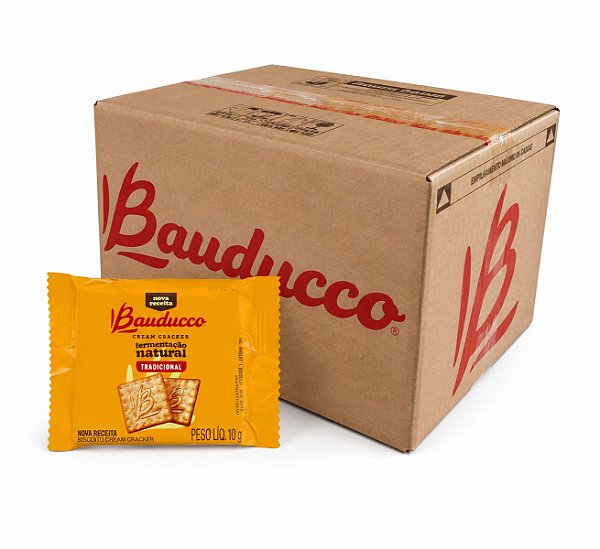 Biscoito Cream Cracker 9,5g - Caixa c/370un