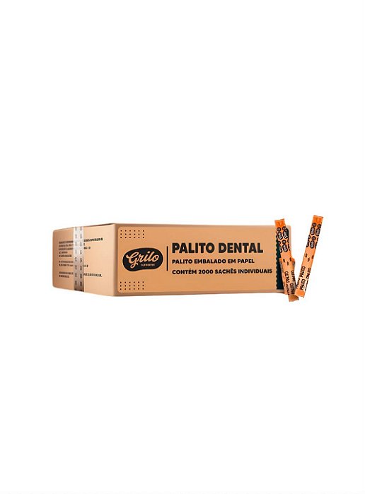 Palito Dental Encapado Caixa c/2000 unidades