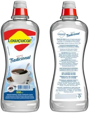Lowçucar Adoçante Líquido 100ml C/12 un