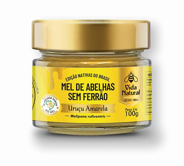 Mel de Abelhas sem Ferrão | Uruçu Amarela - 100g