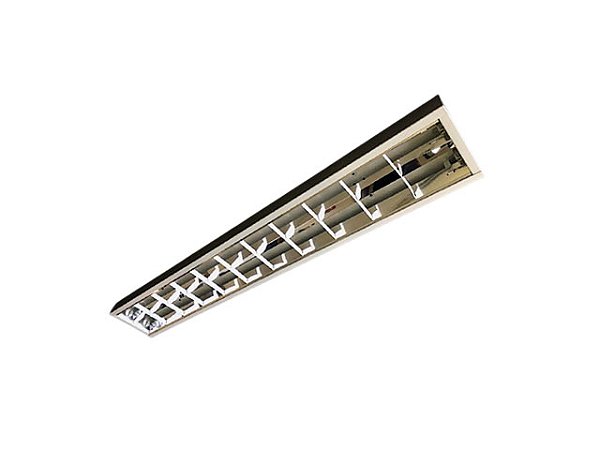 Plafon LED 40cm 49W 3500lm 3000K Bivolt Metal Preto e Silicone