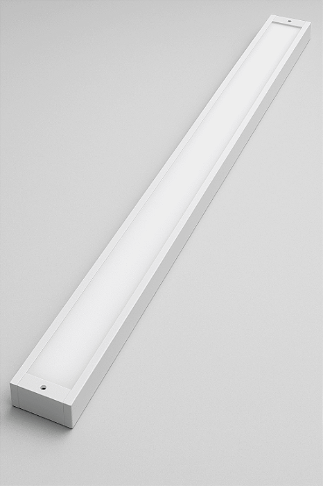 Plafon LED 40CM 96W 7200LM 3000K 4500K 6500K Bivolt Metal Cinza e Acrílico
