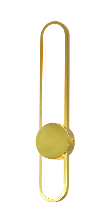 Arandela LED 60cm 25W 1750lm 3000K Bivolt Metal Bronze e Silicone