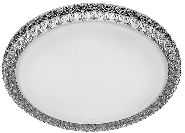 Plafon LED Acrílico 40cm 24W 6000K 2100lm Bivolt Branco Frio
