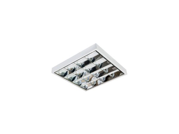 Luminária Comercial Slim de Sobrepor com Aletas 4x9