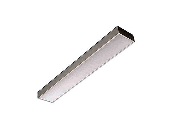 Luminária Comercial de Sobrepor com Difusor 2x9W