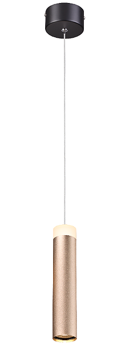 Pendente LED 4×20×150CM 7W 3000K Bivolt Metal Dourado e Acrílico com Cabo de 2M