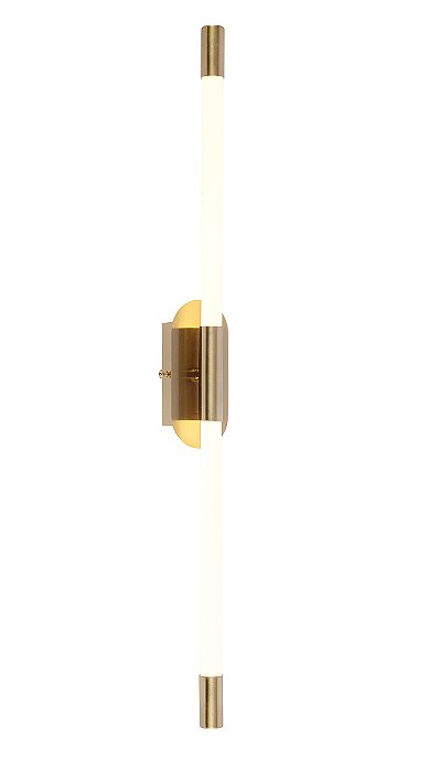 Arandela LED 66cm 4W 3000K 1120lm Bivolt Metal Bronze e Acrílico