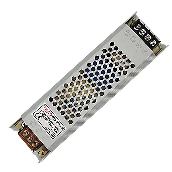 Fonte Chaveada Slim 100W 12V 8,5A Bivolt
