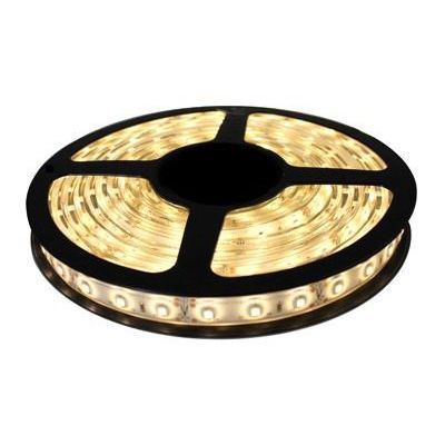 Fita LED 5050 Branco Quente 12V IP65 Com Silicone 5 Metros