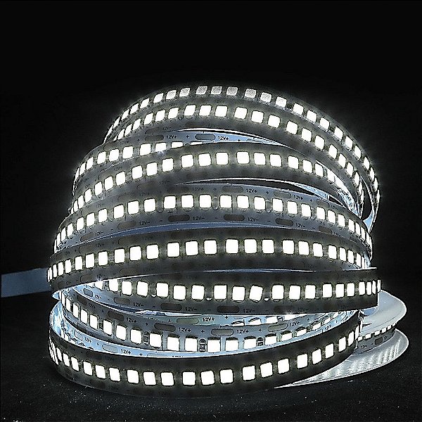 Fita LED 240 LED 18W/ Metro Branco Frio 6500K 5 Metros IP20 Sem Silicone