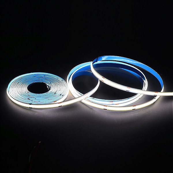 Fita LED Neon 320 Leds 10W /M Branco Morno 4000K 5 Metros 12V IP20