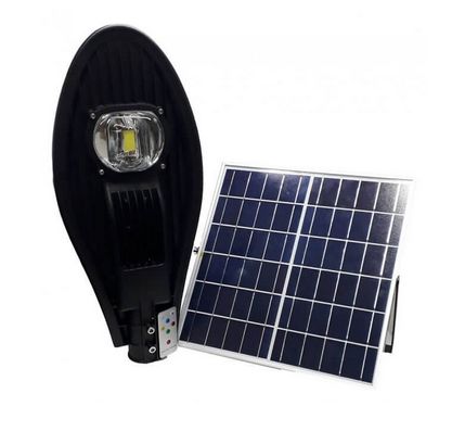 Luminária Pública LED Solar para Poste 50W Branco Frio