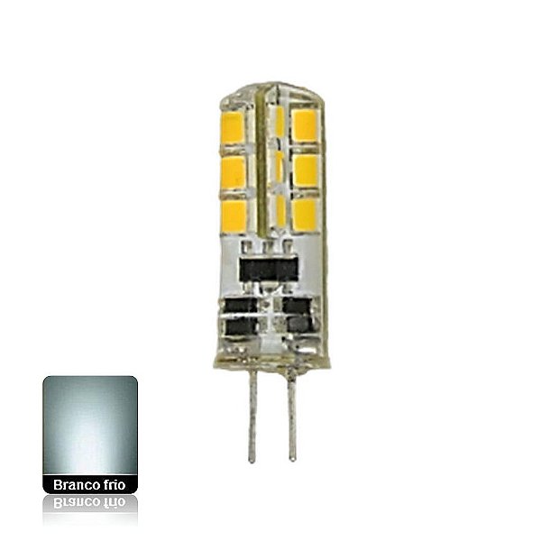 Lâmpada LED Bipino G4 3W Branco Frio 220V