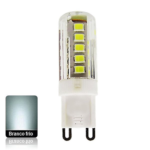 Lâmpada LED Alopim G9 3W Branco Quente 220V