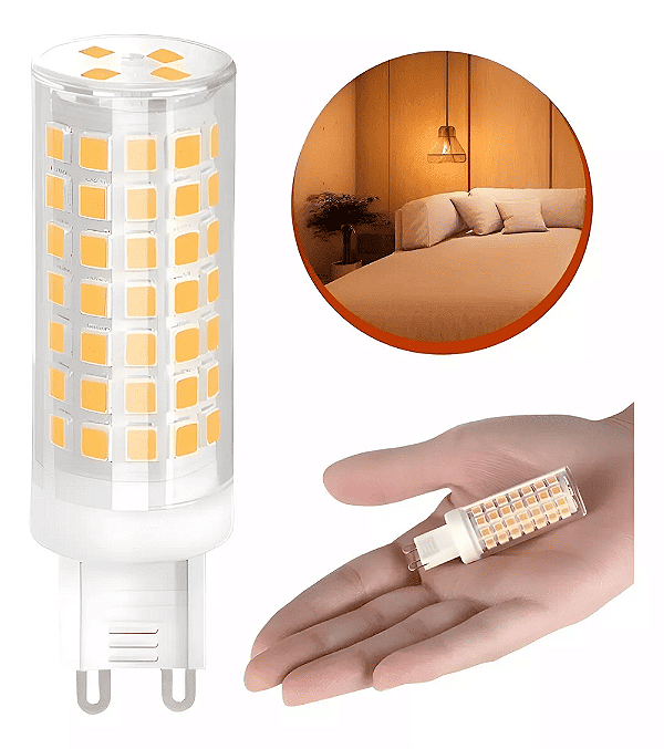 Lâmpada LED Alopim G9 7W Branco Frio 220V