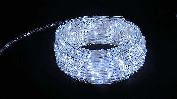 Mangueira de LED 24V IP65 Branco Frio (Rolo de 20 Metros)
