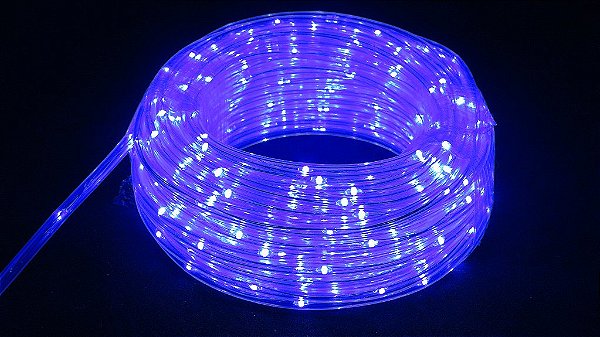 Mangueira de LED Azul 24V IP65 20 Metros