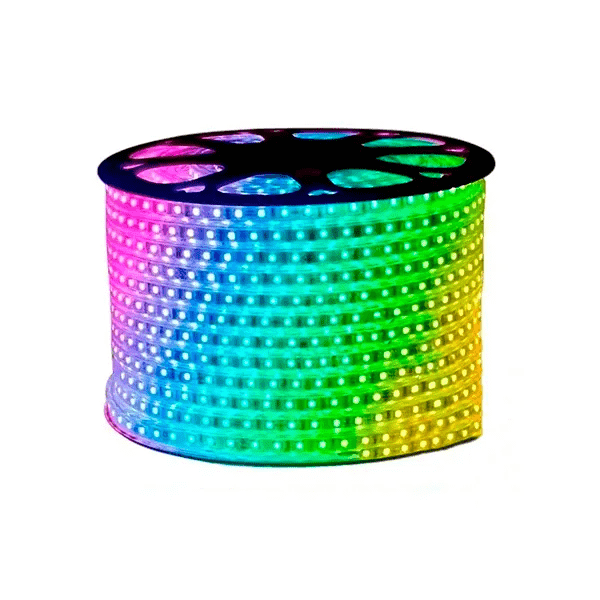 Mangueira Chata LED 5050 RGB 100 Metros 110V