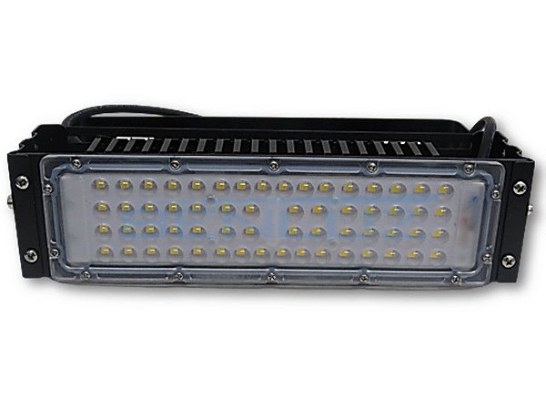 Refletor Modular LED COB 50W Linear Blindado à Prova D'Água Branco Frio