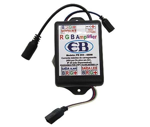 Amplificador De Sinal Para Fita LED RGB