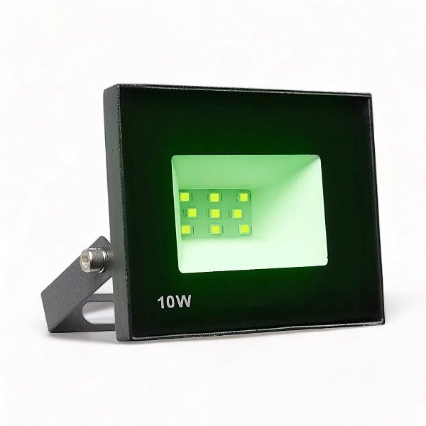 Refletor LED 10W SMD VERDE A Prova D'água bivolt 2 ANOS DE GARANTIA