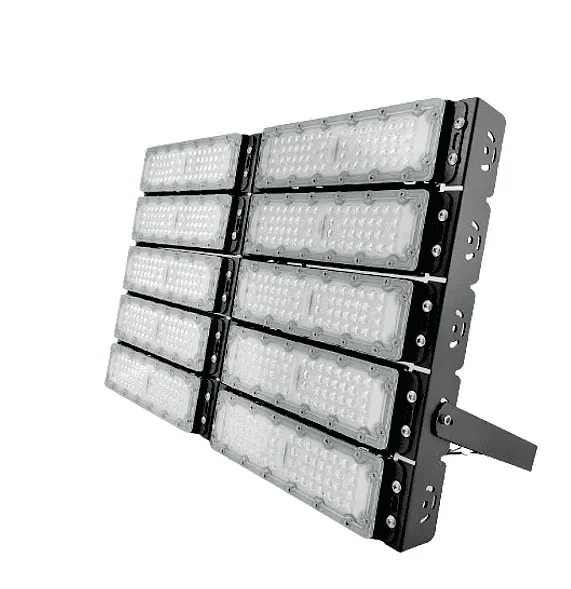 Refletor LED Modular 500W Blindado Branco Frio à Prova d'Água Bivolt (2 anos de garantia )