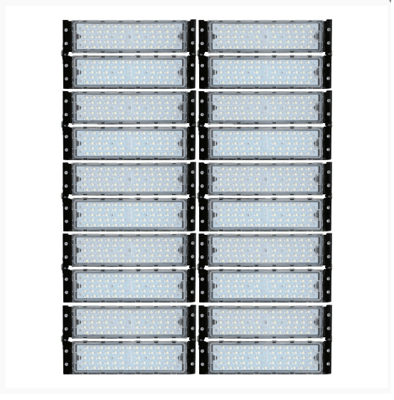 Refletor LED Modular 1000W Blindado Branco Frio à Prova d'Água (2 anos de garantia )