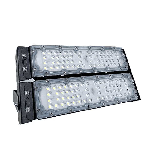 Refletor LED Modular 100W Blindado Branco Frio à Prova d'Água ( 1 anos de garantia )