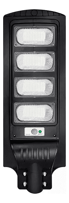 Luminária Pública LED Solar 200W com Placa Solar Integrada