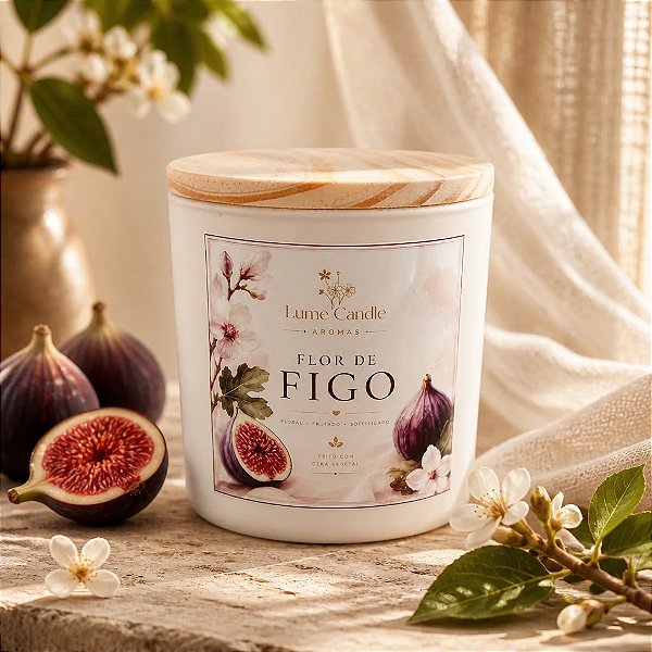Vela Aromatica Flor de Figo 180g