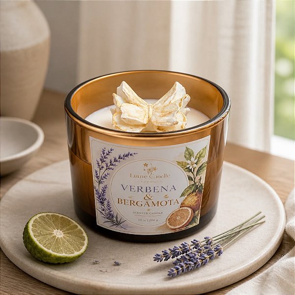 Vela Aromática Verbena e Bergamota 220g