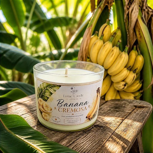 Vela Aromática Banana Cremosa 100g