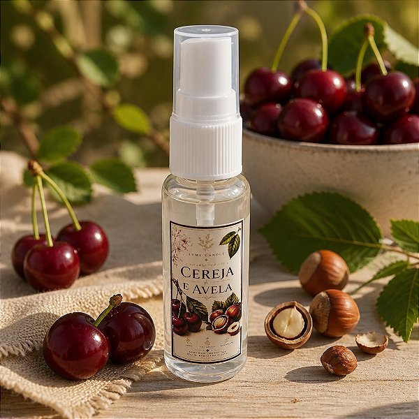 Aromatizante Cereja e Avelã 30ml Lume Candle