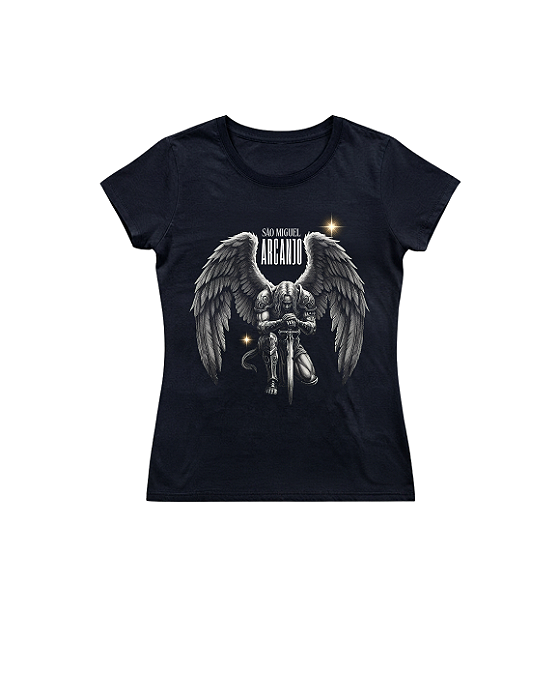 Camiseta São Miguel Arcanjo - Baby Look