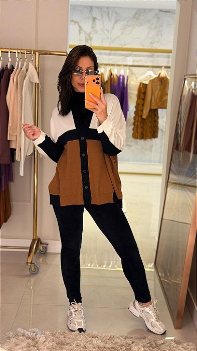 Cardigan amplo natasha