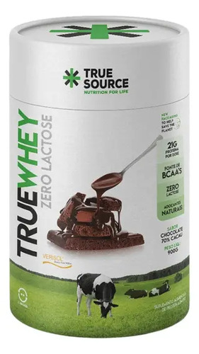 Whey Zero Lactose 900g Proteina Concentrada Grow True Source