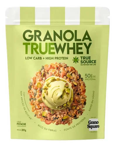 Granola Pistache True Source Low Carb + High Protein 200g