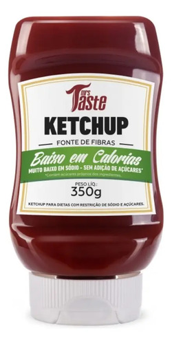 Ketchup Baixo Em Calorias - Mrs Taste 350g