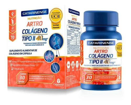 Colágeno Tipo 2 UC-II Catarinense Pharma Artro 30 Cápsulas